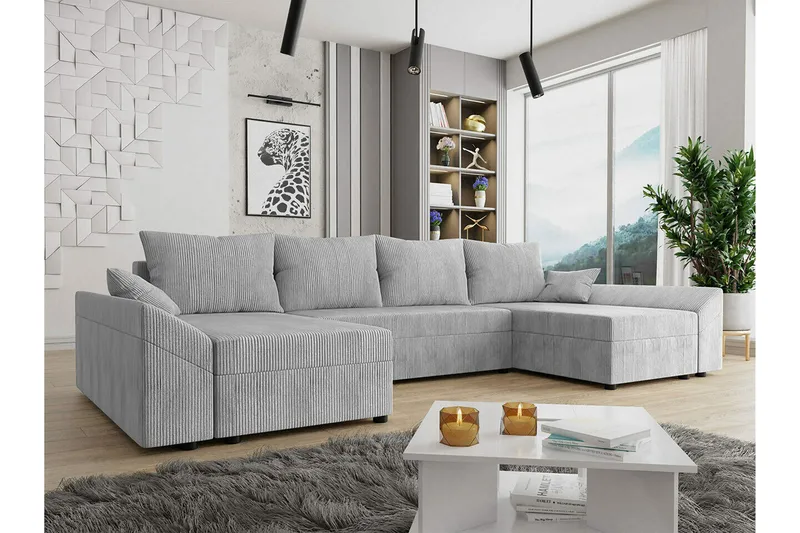 Midfeld 4-sits Hörnbäddsoffa - Möbler - Vardagsrum - Bäddsoffor - U bäddsoffa