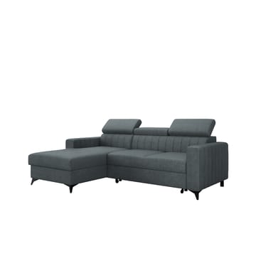Milano 3-sits Bäddsoffa divan vänster med förvaring