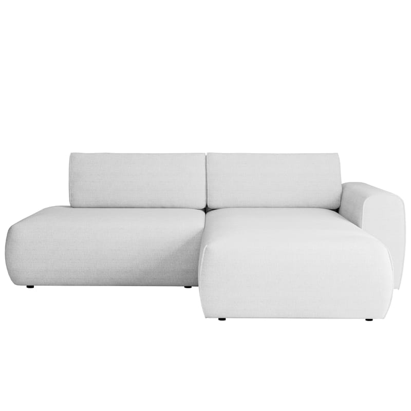Milias 3-sits Bäddsoffa med Divan Höger och Förvaring, Vit