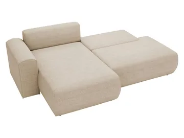 Milias 3-sits Bäddsoffa med Divan Vänster och Förvaring - Orange - Möbler - Vardagsrum - Bäddsoffor - Hörnbäddsoffa