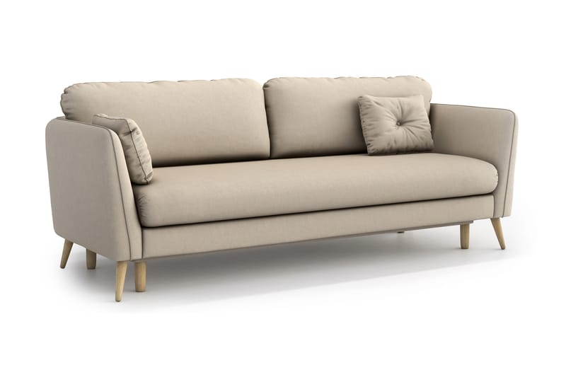 MINOUR 3-sits Bäddsoffa Beige - Möbler - Vardagsrum - Bäddsoffor