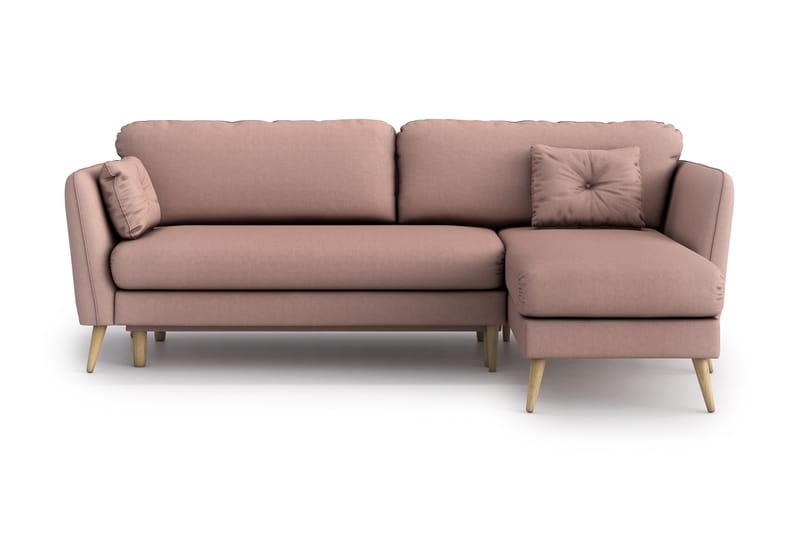 MINOUR Bäddsoffa med Divan Rosa - Bäddsoffor - Bäddsoffa divan