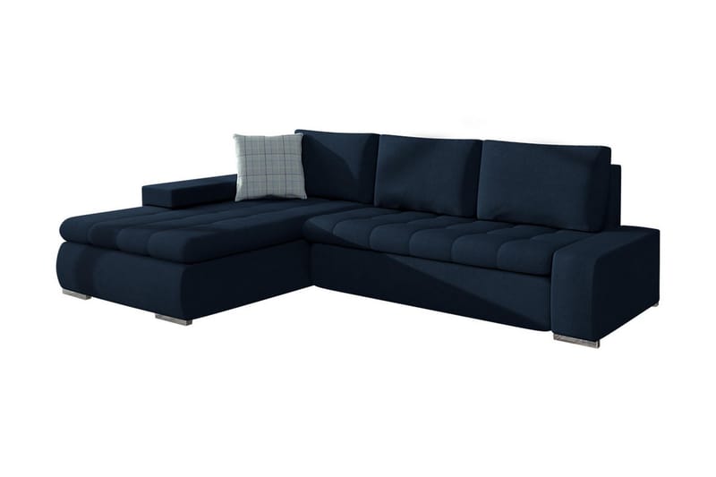 MIORA Bäddsoffa m. Divan 3-sits med Förvaring Svart - Svart - Möbler - Vardagsrum - Bäddsoffor