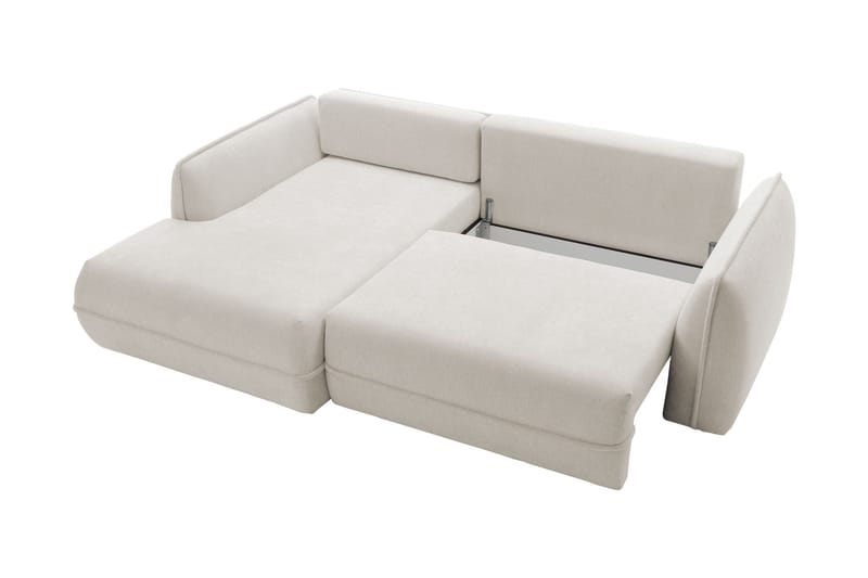 Mirana Bäddsoffa med Divan 3-sits - Vit - Möbler - Vardagsrum - Bäddsoffor