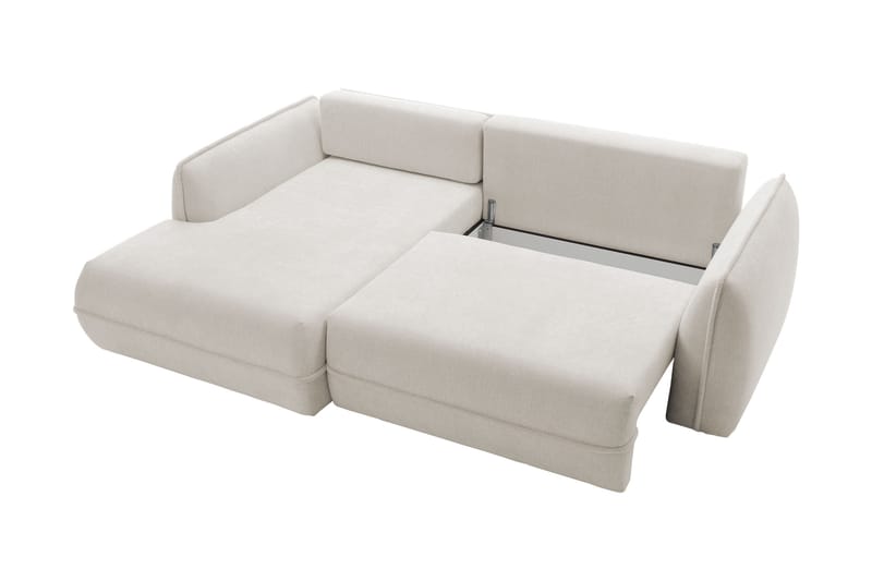 Mirana Bäddsoffa med Divan 3-sits - Vit - Möbler - Vardagsrum - Bäddsoffor