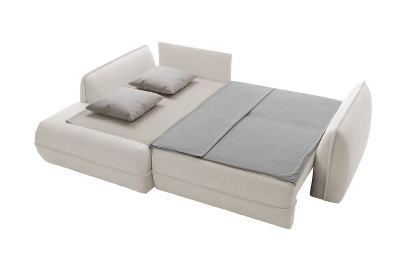 Mirana Bäddsoffa med Divan 3-sits - Vit - Möbler - Vardagsrum - Bäddsoffor