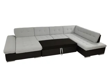 Mireo U-formad 5-sits Bäddsoffa med förvaring - grå - Möbler - Vardagsrum - Bäddsoffor - Hörnbäddsoffa