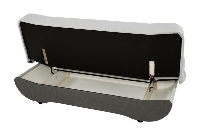 MORECAMBE Bäddsoffa 2-sits 190x90 cm Grå - Möbler - Vardagsrum - Bäddsoffor