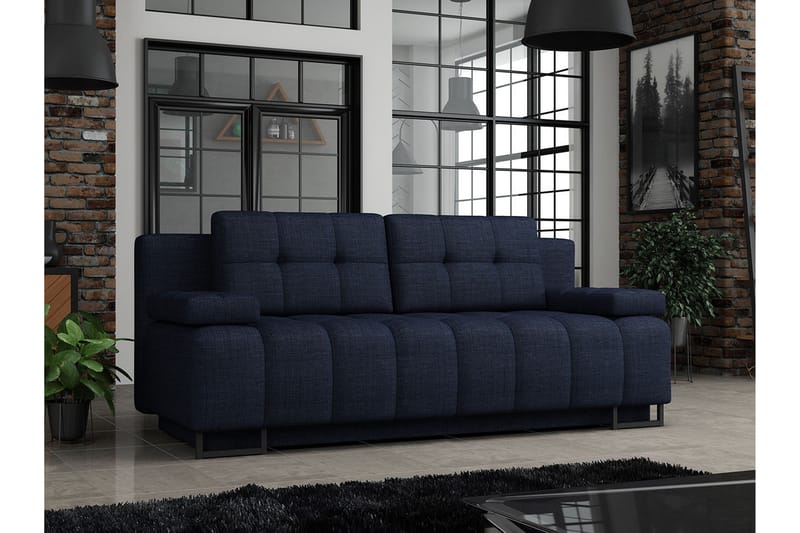 Morenia 3-sits Bäddsoffa - Blå - Möbler - Vardagsrum - Bäddsoffor
