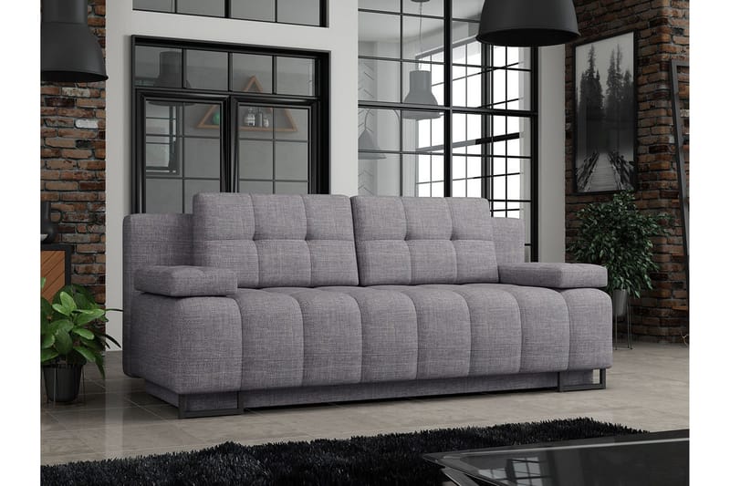 Morenia 3-sits Bäddsoffa - Grå - Möbler - Vardagsrum - Bäddsoffor
