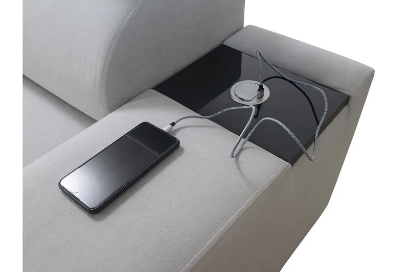 Morenia 3-sits Bäddsoffa Höger - Rosa - Möbler - Vardagsrum - Bäddsoffor