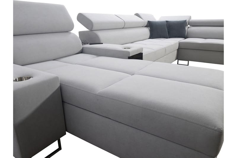 Morenia 3-sits Bäddsoffa Vänster - Svart - Möbler - Vardagsrum - Bäddsoffor - U bäddsoffa