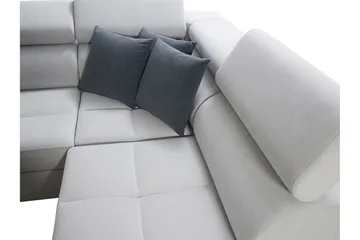 Morenia 4-sits Bäddsoffa Vänster - Vit - Möbler - Vardagsrum - Bäddsoffor - U bäddsoffa