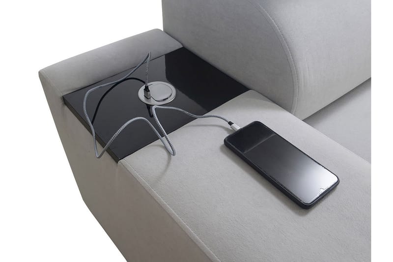 Morenia 4-sits Bäddsoffa Vänster - Vit - Möbler - Vardagsrum - Bäddsoffor - U bäddsoffa