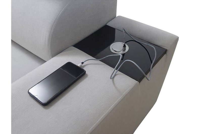 Morenia 4-sits Hörnbäddsoffa Vänster - Ljusgrå - Möbler - Vardagsrum - Bäddsoffor - Hörnbäddsoffa