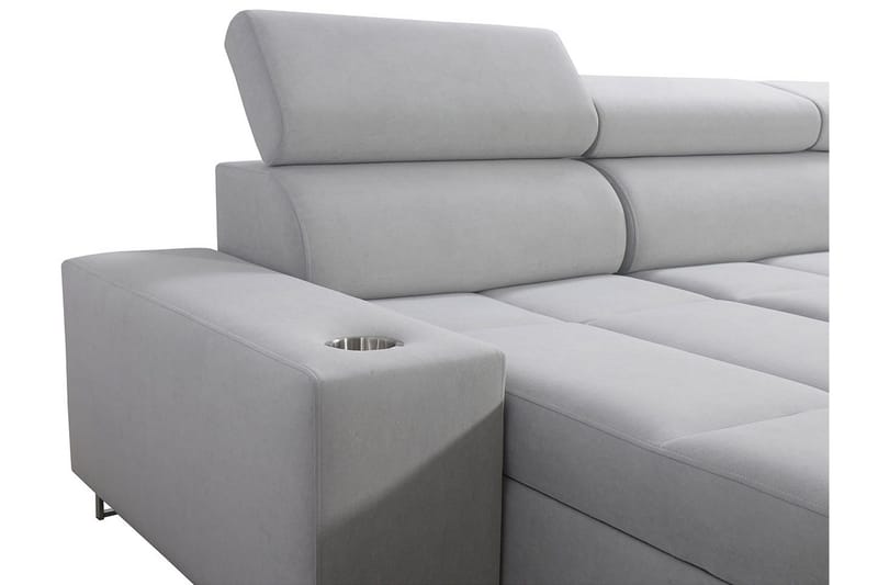 Morenia 4-sits Hörnbäddsoffa Vänster - Ljusgrå - Möbler - Vardagsrum - Bäddsoffor - Hörnbäddsoffa