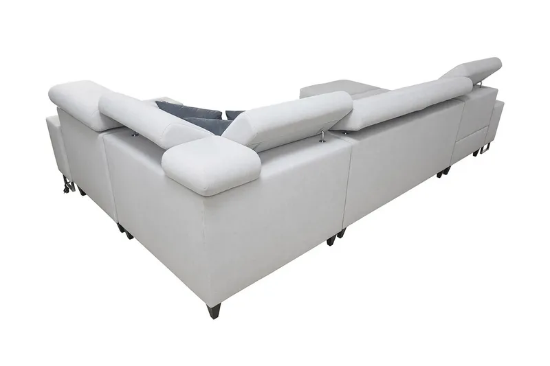 Morenia 4-sits Hörnbäddsoffa Vänster - Svart - Möbler - Vardagsrum - Bäddsoffor - Hörnbäddsoffa