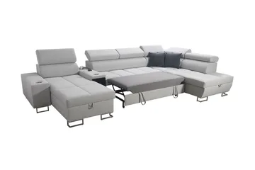 Morenia 6-sits Bäddsoffa - Vit - Möbler - Vardagsrum - Bäddsoffor - U bäddsoffa
