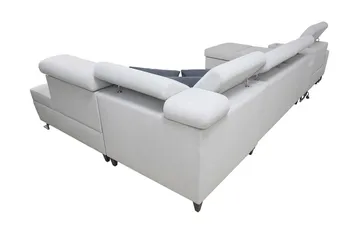Morenia 6-sits Bäddsoffa - Vit - Möbler - Vardagsrum - Bäddsoffor - U bäddsoffa