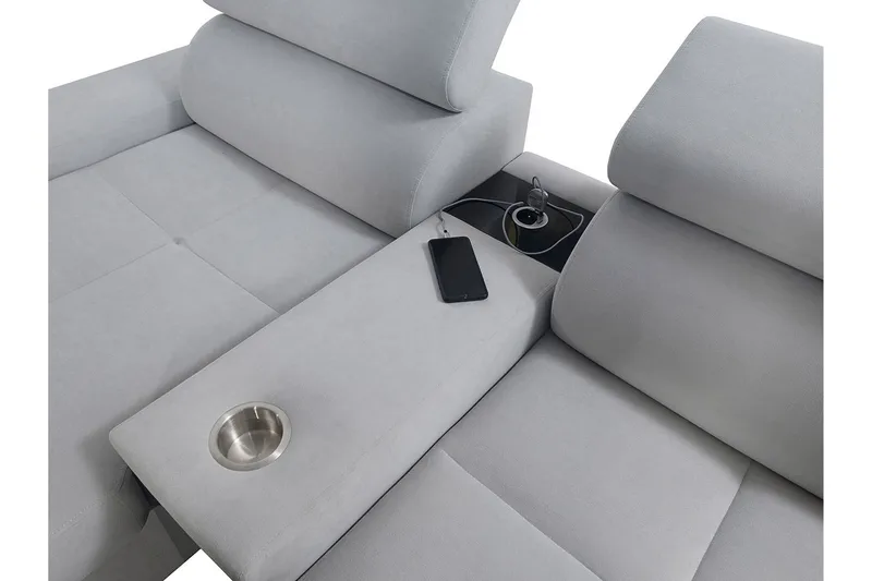 Morenia 6-sits Bäddsoffa - Vit - Möbler - Vardagsrum - Bäddsoffor - U bäddsoffa