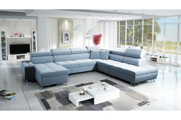Morenia Bäddsoffa m. Divan och Schäslong - Möbler - Vardagsrum - Bäddsoffor - U bäddsoffa