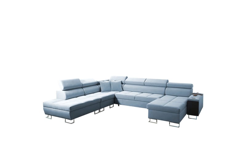 Morenia Bäddsoffa m. Divan och Schäslong - Möbler - Vardagsrum - Bäddsoffor - U bäddsoffa