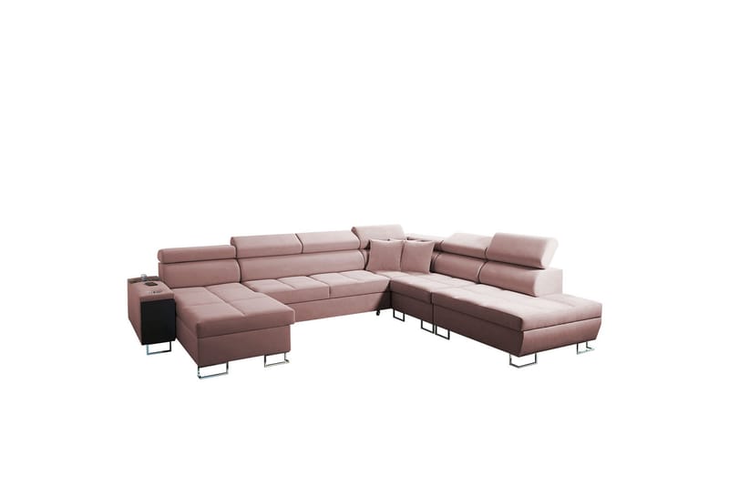 Morenia Bäddsoffa m. Divan och Schäslong - Möbler - Vardagsrum - Bäddsoffor - U bäddsoffa