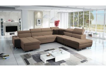 Morenia Bäddsoffa m. Divan och Schäslong - Möbler - Vardagsrum - Bäddsoffor - U bäddsoffa