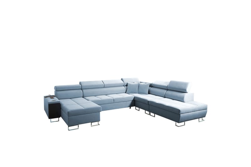 Morenia Bäddsoffa m. Divan och Schäslong - Möbler - Vardagsrum - Bäddsoffor - U bäddsoffa