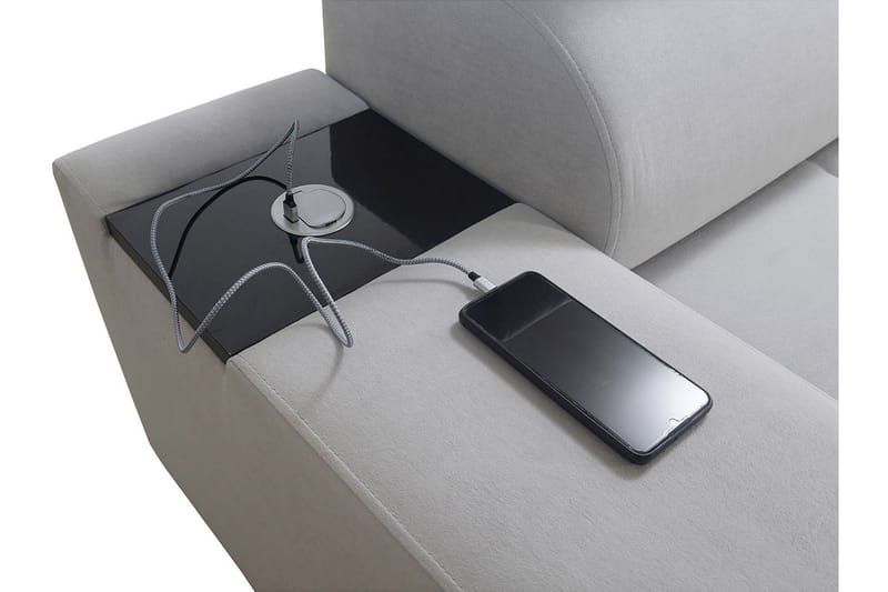 Morenia Bäddsoffa m. Divan och Schäslong - Möbler - Vardagsrum - Bäddsoffor - U bäddsoffa