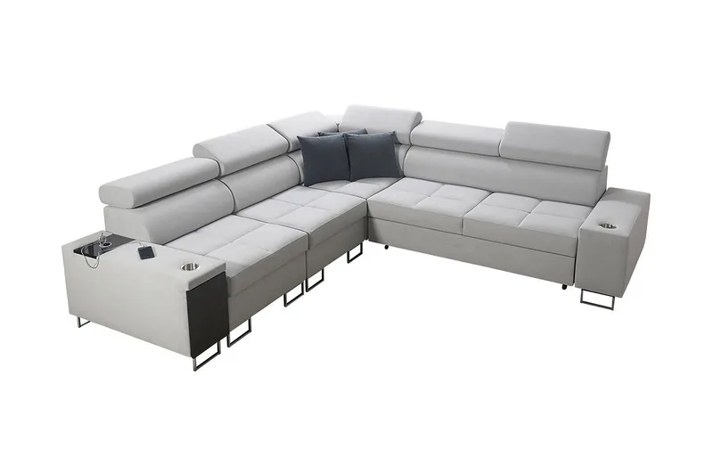 Morenia Hörnbäddsoffa - Vit - Möbler - Vardagsrum - Bäddsoffor - Hörnbäddsoffa