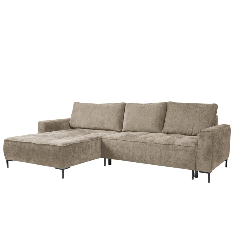 Morvian 3-sits Bäddsoffa med divan, brun