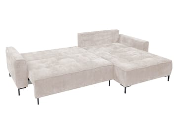 Morvian 3-sits Bäddsoffa med divan - ljusgrå - Möbler - Vardagsrum - Bäddsoffor