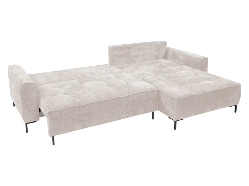 Morvian 3-sits Bäddsoffa med divan - ljusgrå - Möbler - Vardagsrum - Bäddsoffor - Hörnbäddsoffa