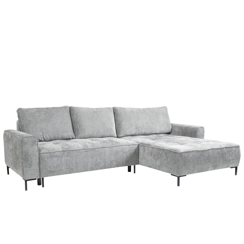Morvian 3-sits Bäddsoffa med divan, ljusgrå