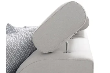 Mumtaz U-Bäddsoffa Divan Höger - Vit/Ljusgrå - Möbler - Vardagsrum - Bäddsoffor - Hörnbäddsoffa
