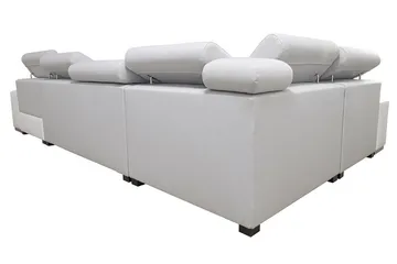 Mumtaz U-Bäddsoffa Divan Höger - Vit/Ljusgrå - Möbler - Vardagsrum - Bäddsoffor - Hörnbäddsoffa