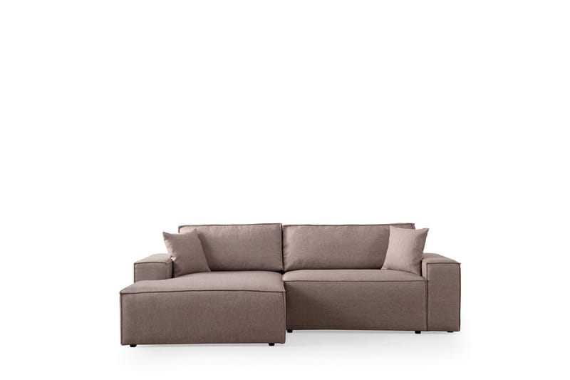 Munehiro Hörnbäddsoffa - Brun - Möbler - Vardagsrum - Bäddsoffor - Hörnbäddsoffa