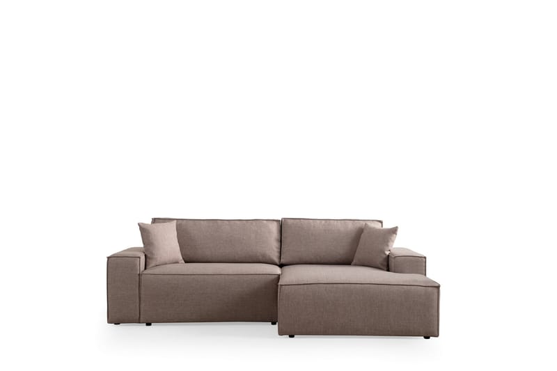 Munehiro Hörnbäddsoffa Brun - Möbler - Vardagsrum - Bäddsoffor - Hörnbäddsoffa