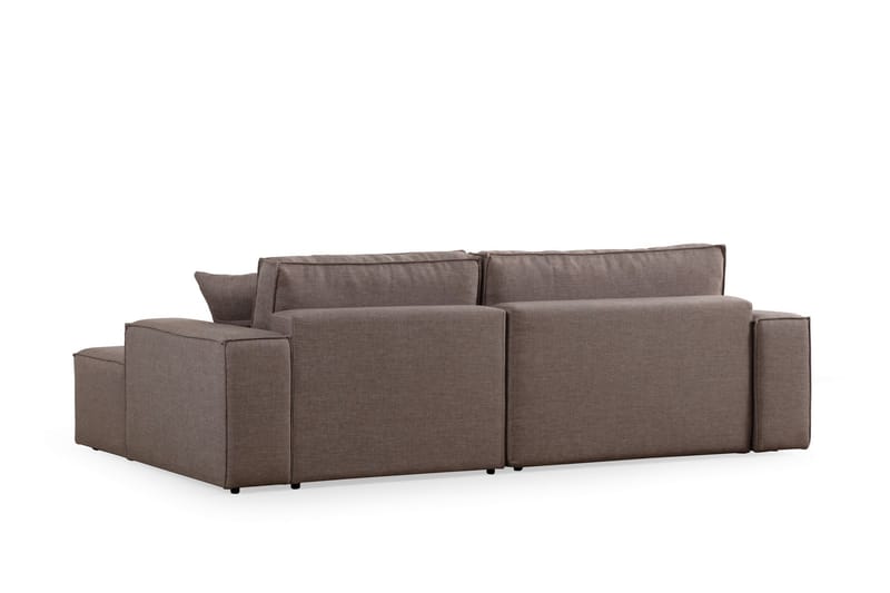 Munehiro Hörnbäddsoffa Brun - Möbler - Vardagsrum - Bäddsoffor - Hörnbäddsoffa
