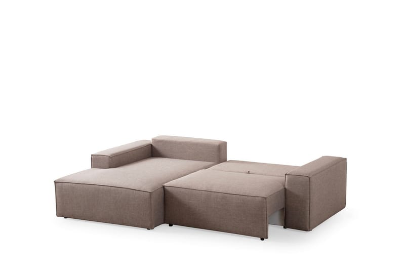 Munehiro Hörnbäddsoffa - Brun - Möbler - Vardagsrum - Bäddsoffor - Hörnbäddsoffa