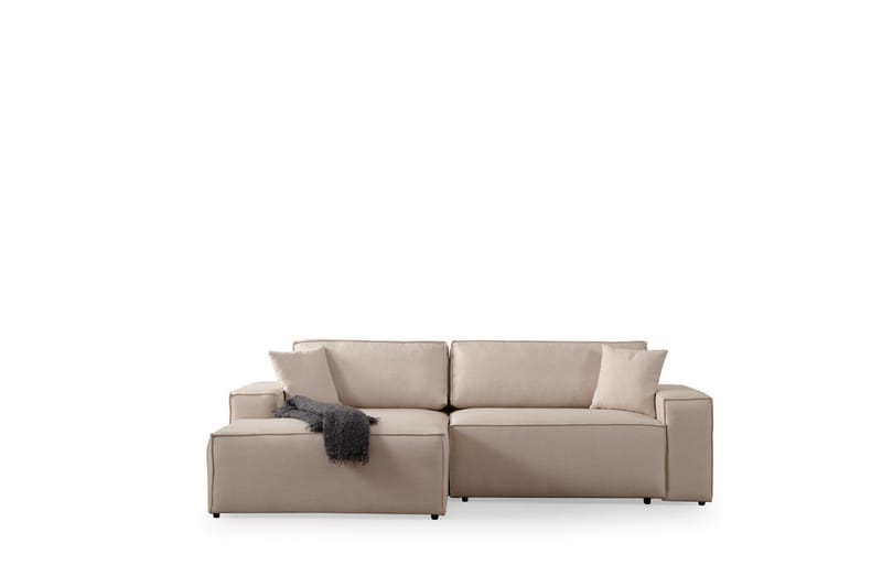 Munehiro Hörnbäddsoffa - Ecru - Möbler - Vardagsrum - Bäddsoffor - Hörnbäddsoffa