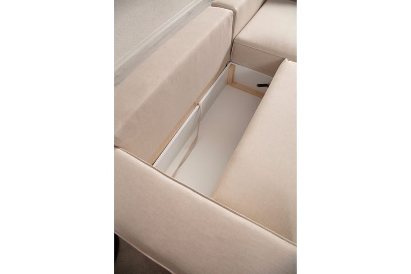 Munehiro Hörnbäddsoffa - Ecru - Möbler - Vardagsrum - Bäddsoffor - Hörnbäddsoffa