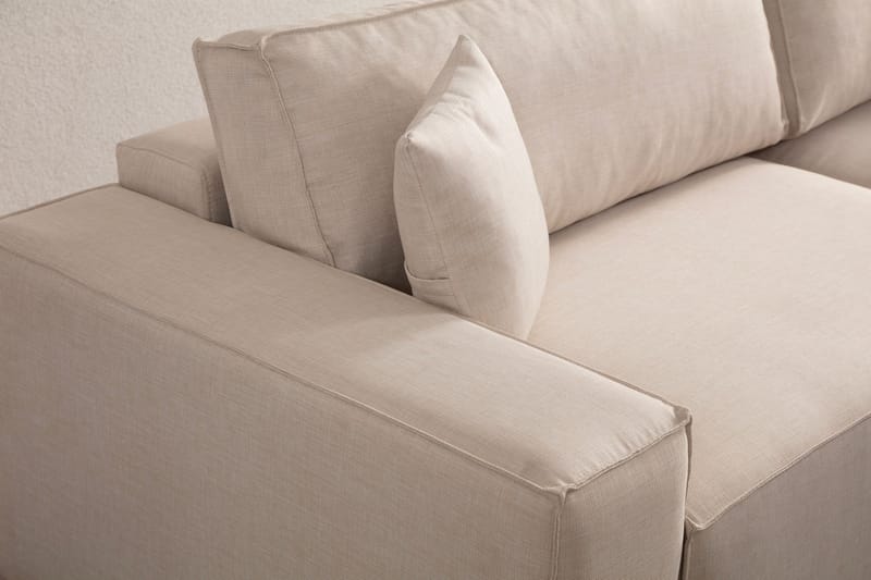 Munehiro Hörnbäddsoffa Ecru - Möbler - Vardagsrum - Bäddsoffor - Hörnbäddsoffa