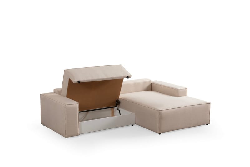 Munehiro Hörnbäddsoffa Ecru - Möbler - Vardagsrum - Bäddsoffor - Hörnbäddsoffa