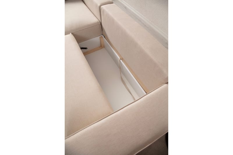 Munehiro Hörnbäddsoffa - Ecru - Möbler - Vardagsrum - Bäddsoffor - Hörnbäddsoffa