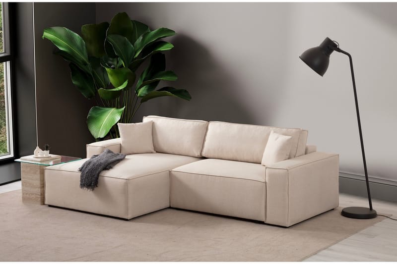 Munehiro Hörnbäddsoffa, Ecru