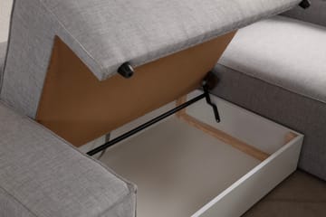 Munehiro Hörnbäddsoffa - Ljusgrå - Möbler - Vardagsrum - Bäddsoffor