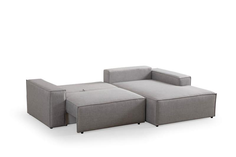 Munehiro Hörnbäddsoffa Ljusgrå - Möbler - Vardagsrum - Bäddsoffor - Hörnbäddsoffa