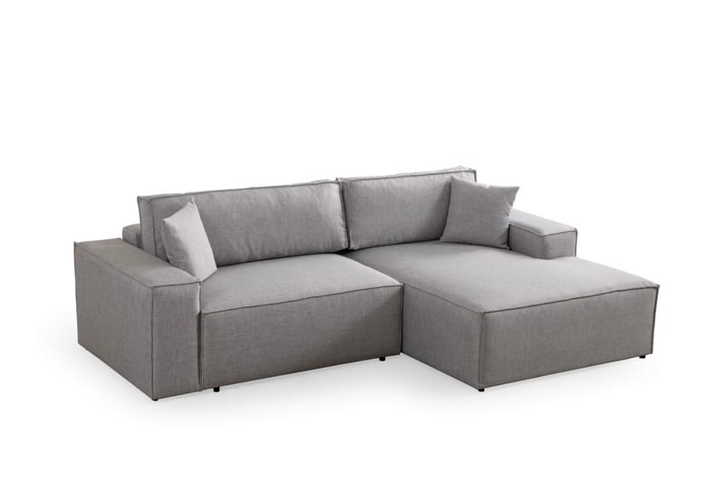 Munehiro Hörnbäddsoffa Ljusgrå - Möbler - Vardagsrum - Bäddsoffor - Hörnbäddsoffa